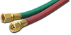 Redi-Weld™ Series 1/4 in. ID and 25 ft. Coil Length 200 PSI Grade R Twin. Line Welding Hose - Coupled Assembly|Master File -- REDI-WELD-04X25 - Image