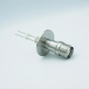 MS High Voltage Series, Multipin Feedthrough, 2 Pins, 12,000 Volts, 7.5 Amps per Pin, 0.05″ Moly Conductors, 2.16″ QF / KF Flange - A6078-1-QF - MPF Products, INC.