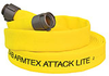 Armtex® Attack Lite™ 100 ft Available Lengths, 1 1/2 in. Size, and NPSH Coupling Type Yellow Lightweight Lined Fire Hose|Master File -- AL150Y100-NP150 - Image