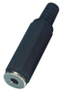 Black Nickel Plated 3.5Mm In-Line Audio Jacks - Plastic; No. Of Contacts Mcm - 31C2414 - Newark, An Avnet Company