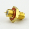 SMA Female (Jack) Bulkhead Hermetically Sealed Connector Stub Terminal, Solder -- SC7591A