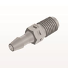 Threaded Connector, Barbed, Natural - N2S5 - Qosina Corp.