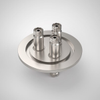 Single Mode 633nm Fiber Optic Feedthrough, FC/APC Connector, 3 Feedthrough, 2.16″ QF / KF Flange -- A14866-15-QF - Image