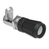 Compression Latch, Self-Adjusting, Miniature Size, No Restriction, Knob, 1.5-4.8mm Panel, 0.8-7.1mm Grip, Steel, Zinc Plated, Bright Chromate - 27-10-311-10 - Southco