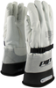 PIP 148-5000 White 10 Grain Goatskin Leather Full Fingered Work & General Purpose Gloves - Straight Thumb - Uncoated - 12 in Length - 616314-63596 -- 616314-63596