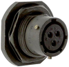 Jam Nut Conn, Rcpt, Size 12, 3Pos, Panel; Product Range Amphenol Industrial - 88J5131 - Newark, An Avnet Company