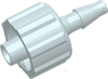 Locking Male Barb to Luer Male Straight Connector - AP12MLLN18CL - ARKPLAS