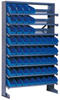 Storage Shelving with Bins - QPRS-100 - Simplastics