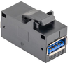 Usb Adapter, 3.0 Rcpt, Type A-Type A; Usb Connector Convert From L-Com - 33AH8970 - Newark, An Avnet Company