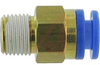 Fitting, male connector, 1/8R(PT) port,for 6mm OD tube - 70071170 - Allied Electronics, Inc.