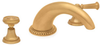 Beaded Deck-Mount Roman Tub Spout: N&ordm; 14207 Two-Valve Deck-Mount Tub Set with Levers - 14207 - P. E. Guerin