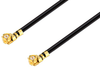 UMCX 2.5 Plug to UMCX 2.5 Plug Cable 6 Inch Length Using 1.37mm Coax, RoHS - PE3CA1053-6 - Pasternack