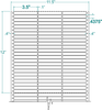 General Purpose Label - Pinfeed - 130151 - Western Numerical Control