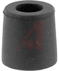 Bumper, Recessed; Rubber; 5/8 in.; 5/8 in.; 7/16 in.; 3/16 in.; 5/16 in.; Black -- 70127996
