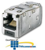 Panduit® Mini-Com TX5e Shielded Jack Module - CJS5E88TGY - TelephoneStuff.com