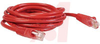 Cord, Patch; 7 ft.; Cat 5e; Booted; Red - 70121718 - Allied Electronics, Inc.