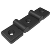 Profile Hinge, 118 mm size, with Mounting CSK Holes, Polyamide, Black - 96-DLOH-32118 - Southco