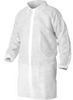 Kimberly-Clark Kleenguard A10 White Large Polypropylene Chemical-Resistant Lab Coat - 036000-40103 -- 036000-40103