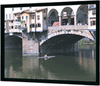 HDTV Format (16:9) Permanent Wall Mount Front or Rear Projection Screen -- HDTV Format