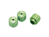 Threaded Knob, 1/4-100, Green Anodized, 3-Pack - KN-10QG-3 - Newport MKS