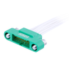 6+6 Pos. Male DIL 26 AWG Cable Assembly, 310mm, single-end, Screw-Lok Reverse Fix - G125-MC11268M3-0310L - Harwin Plc
