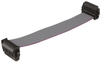 Har-Flex Female 26Pin Cable Assembly (Awg30/7 Pvc), Double Ended (Different Cable Direction), W/ Strain Relief, Pl1, 0.2M Rohs Compliant Harting - 05AC3304 - Newark, An Avnet Company