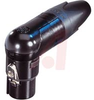 CABLE END RX SERIES 4 PIN FEMALE RIGHT ANGLE - BLACK/GOLD - 70088352 - Allied Electronics, Inc.