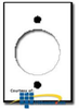 Leviton Power Outlet Wallplate - One Gang - Mounting - 80528 - TelephoneStuff.com