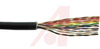 cable,round twist and flat,loose pair,jacketed/shielded,color coded pvc,10 pair -- 70111247