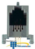 Allen Tel Modular Jack For Vertical Mounting On Printed.. - AT623PCB4 - TelephoneStuff.com