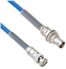 Plenum Cable Assembly TRB 3-Slot Plug to Non-Insulated Bulk Head 3-Lug Cable Jack with Bend Reliefs .242