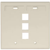 QuickPort Wallplates - 42080-3IP - Leviton Manufacturing