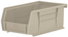 Akro-Mils Akrobin 10 lb Stone Industrial Grade Polymer Hanging / Stacking Storage Bin - 7 3/8 in Length - 4 1/8 in Width - 3 in Height - 1 Compartments - 30220 STONE - 30220 STONE - R. S. Hughes Company, Inc.