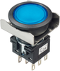 Pb Switch, Dpdt, 24Vac/dc, Solder, Blue; Product Range Idec - 47AC9174 - Newark, An Avnet Company