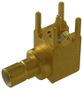 Rf / Coaxial Connector, Smb Coaxial, Right Angle Jack, Solder, 50 Ohm, Beryllium Copper Rohs Compliant Radiall - 14J7839 - Newark, An Avnet Company