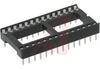 Socket, DIP;28Pins;Dual Leaf;Economy Ladder;0.6In.;Phosphor Bronze - 70042913 - Allied Electronics, Inc.