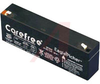 Battery; 12 V; Lead Acid; 2 Ah (20 hr. Rate) (0.1 A to 1.75 V); Rechargeable - 70141116 - Allied Electronics, Inc.