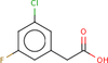 3-Chloro-5-fluorophenylacetic acid -- 2721-7-35 - Image