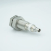 MHV Coaxial Feedthrough, 1 Pin, Floating Shield, 1.0″ Baseplate Bolt, Without Air-side Connector -- A0485-5-BP