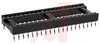 Socket, DIP;Dual Leaf;40 Pos.;0.100In.cen.;Thru Hole;0.610In.;Ber. Copper;Tin;0. - 70084229 - Allied Electronics, Inc.