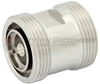 Low PIM 7/16 DIN Female (Jack) to 7/16 DIN Female (Jack) Adapter, Tri-Metal Plated Brass Body, High Temp, 1.2 VSWR - FMAD1038 - Fairview Microwave Inc.