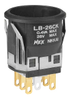 Standard Size Snap-In Pushbuttons - LB26CKG01 - NKK Switches