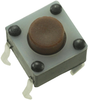 Switch, Tactile Spst, 50Ma, Through Hole; Product Range E-Switch - 15N4464 - Newark, An Avnet Company