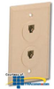 Suttle 6 Conductor Flush Wall Jack - 625B3-6-50 - TelephoneStuff.com