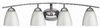 5074CM Bathroom Fixtures-Four Lights - 405030 - Capital Lighting, Inc.