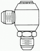 JIC to JIC Elbow 90° Live Swivel -- LS-2500-04-04 - Image