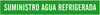 Brady B-946 Green Vinyl Self-Adhesive Pipe Marker - 2 in Character Height - Printed Msg = SUMINISTRO AGUA REFRIGERADA - 83416 - 754473-83416 - R. S. Hughes Company, Inc.