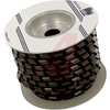 TUBING, SPIRAL WRAP, ULTRAVIOLET RESISTBLK POLYETHYLENE, NOT FLAME RETARD, 3/8