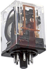 Relay;E-Mech;Gen Purp;DPDT;Cur-Rtg 10A;Ctrl-V 24DC;Vol-Rtg 120/240 AC, 28 DC - 70011886 - Allied Electronics, Inc.