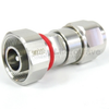 Low PIM 4.1/9.5 Mini DIN Male (Plug) to N Male (Plug) Adapter, Tri-Metal Plated Brass Body, 1.25 VSWR - SM8222 - Fairview Microwave Inc.